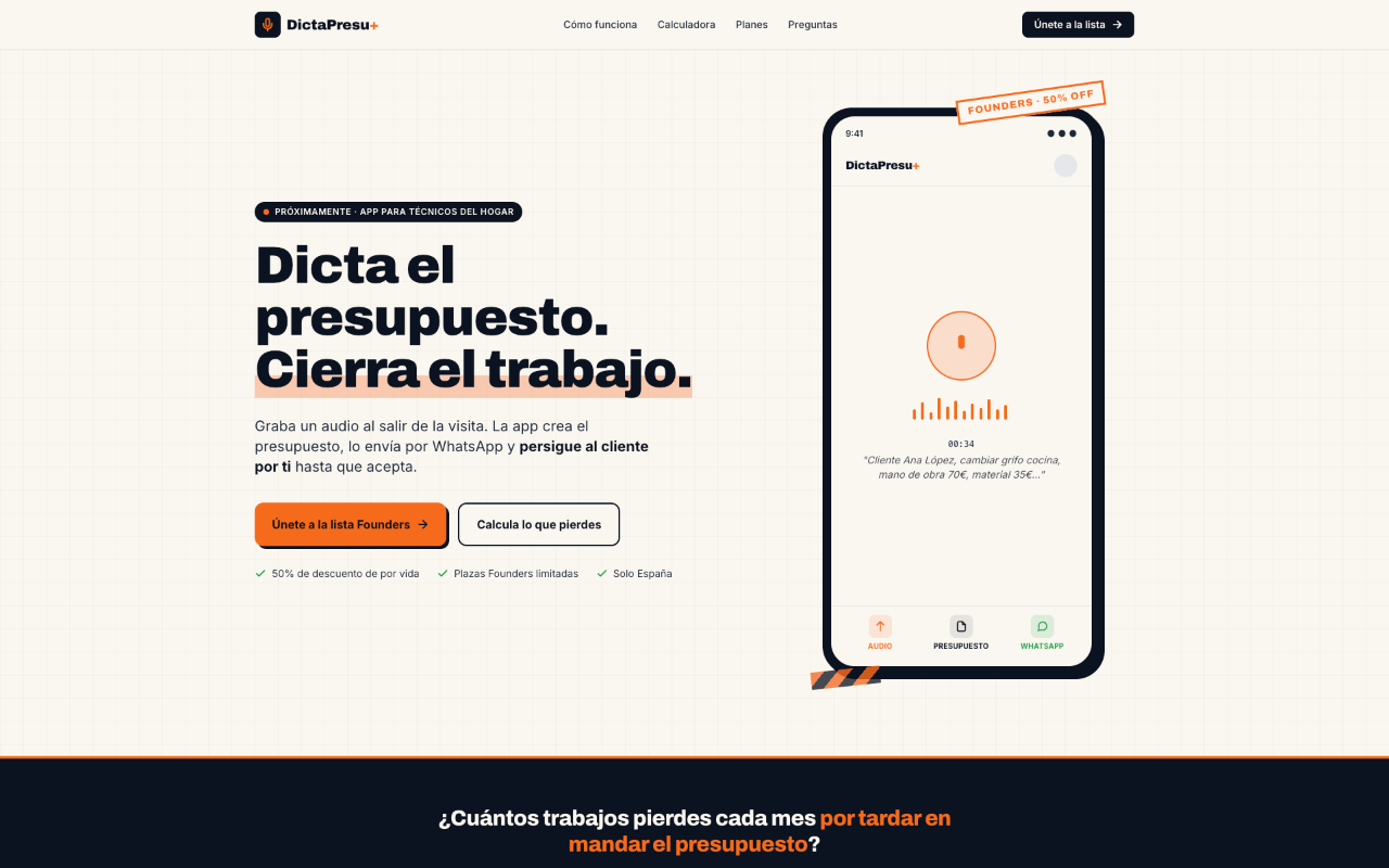 Web de DictaPresu+